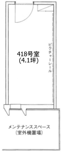 アイオス永田町(Aios永田町)418 間取り図