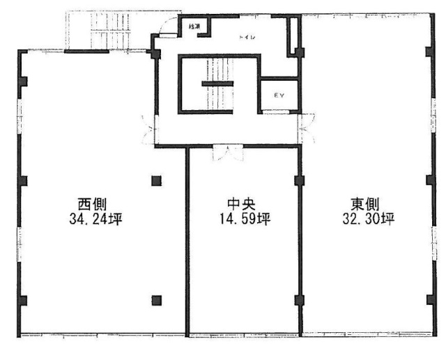 鏑木(カブラギ)ビル中央 間取り図