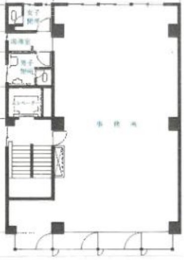 千葉家ビル4F 間取り図