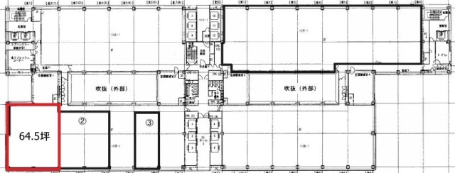 タイム24ビル西① 間取り図