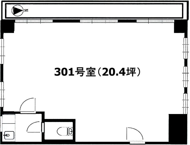 第2雨宮ビル301 間取り図