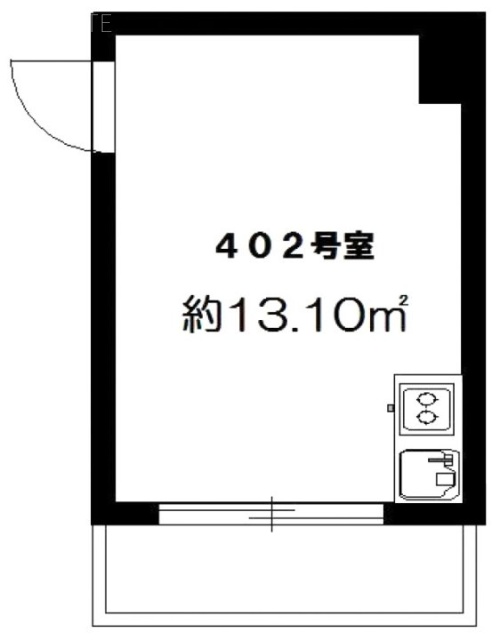 松本ビル402 間取り図