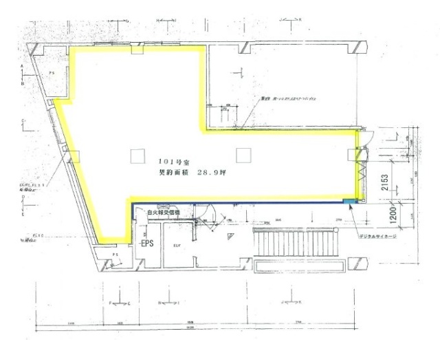 新大宗渋谷道玄坂一丁目ビル101 間取り図