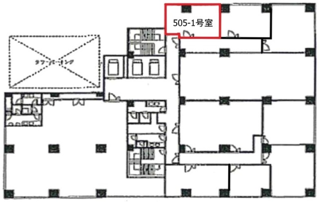 新横浜第1竹生ビル505-1 間取り図