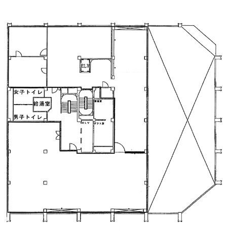 朝日ビル2F 間取り図