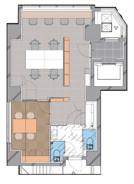 ADW神保町ビル7F 間取り図