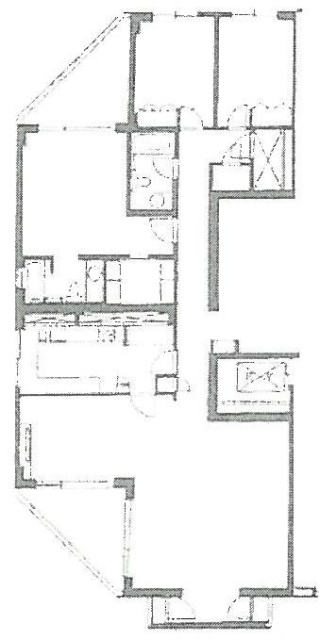 オークヒルアパートメント2F 間取り図