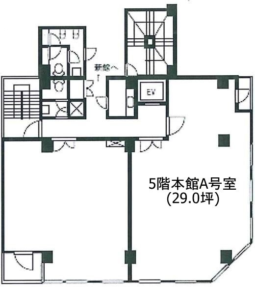 新橋第一ビル本館A 間取り図