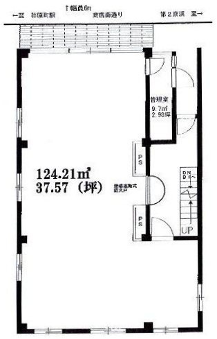 第2セントラルビル1F 間取り図