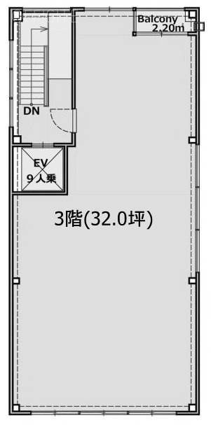 TWG浜松町Ⅱ3F 間取り図