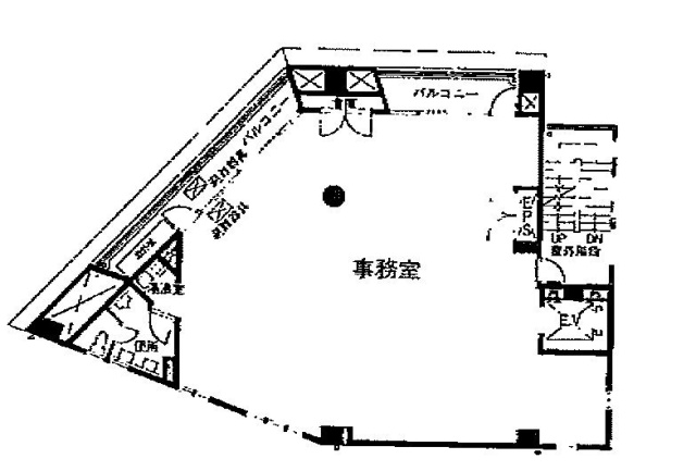 赤坂ヒルサイドビル4F 間取り図