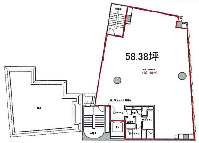 戸浪大森ビル9F 間取り図