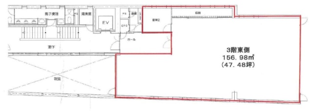 春日尚学ビル3F 間取り図