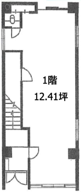 角田ビル1F 間取り図