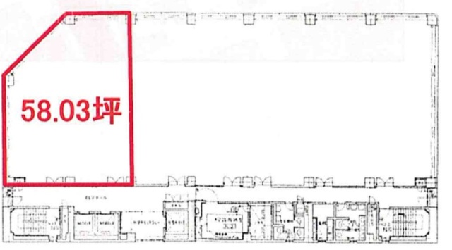 NMF五反田駅前ビル5F 間取り図