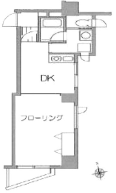 ヴィラージュ南青山302 間取り図