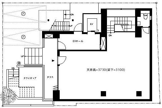 青山EDGEビル1F 間取り図