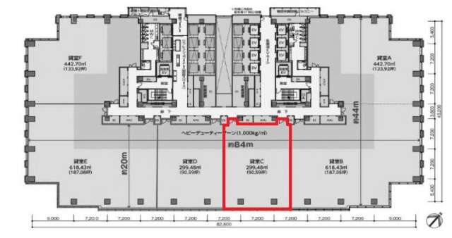 みなとみらいグランドセントラルタワーC 間取り図