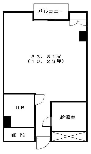 五月女(さおとめ)ビル303 間取り図