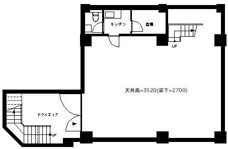青山EDGEビルB1F 間取り図
