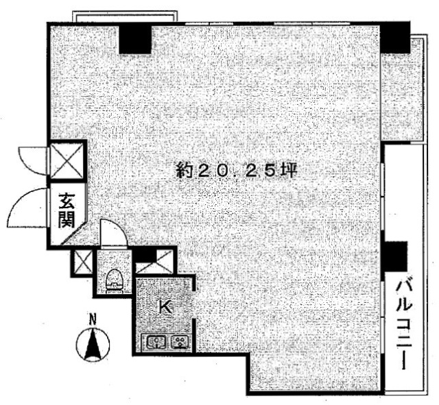 榎本ビル602 間取り図