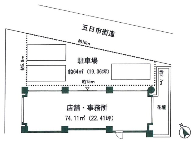 ストリートライフ吉祥寺1F 間取り図