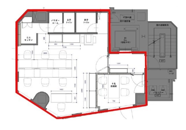 ARISTO三田10F 間取り図