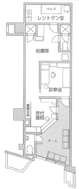 グローリア初穂千駄木103 間取り図