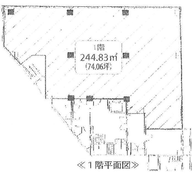 日貿ビル1F 間取り図