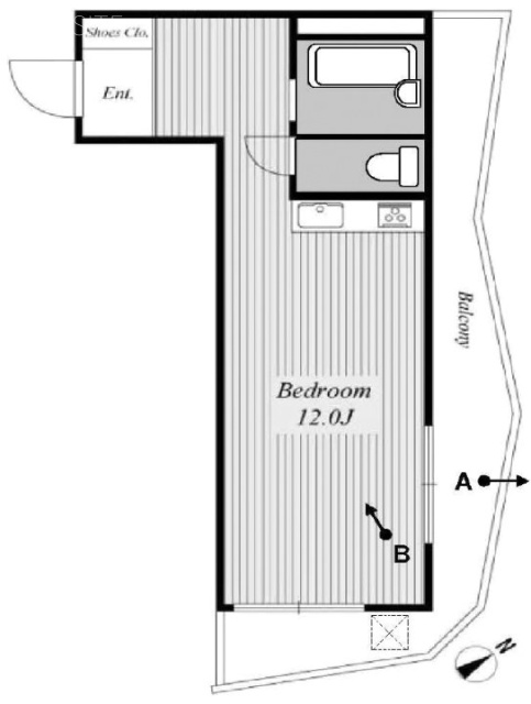 セザール目黒904 間取り図