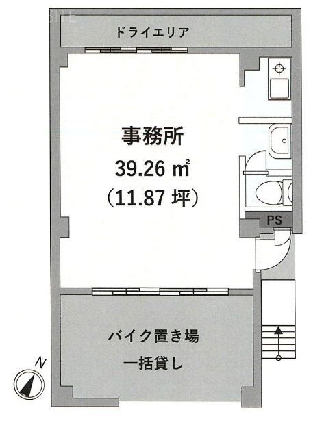 バース富ヶ谷B1F 間取り図