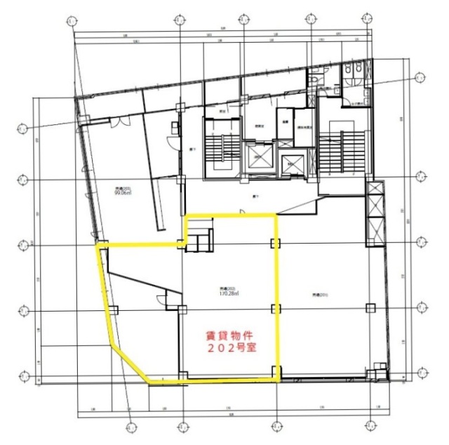 本町セントラルビル202 間取り図