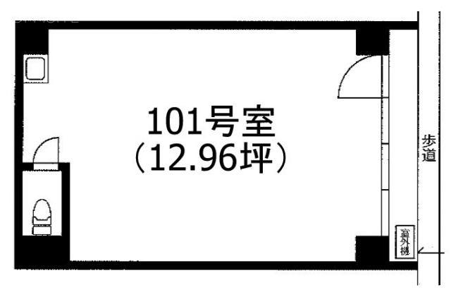 扶桑ハイツ上野101 間取り図