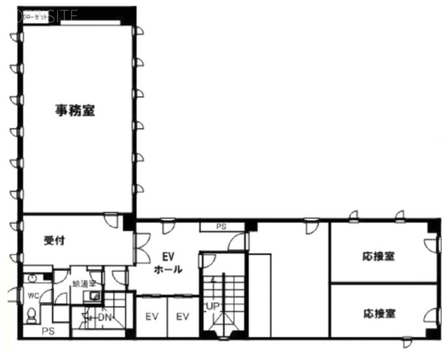 エバーグリーンビル7F 間取り図