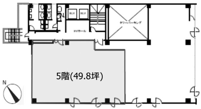 新横浜第一ビル5F 間取り図