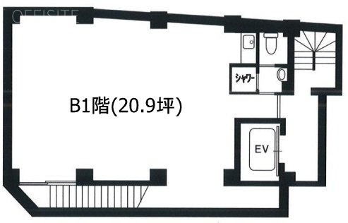 表参道アクセスB1F 間取り図