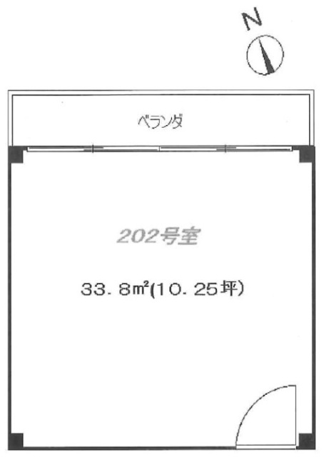 水道橋西口会館202 間取り図