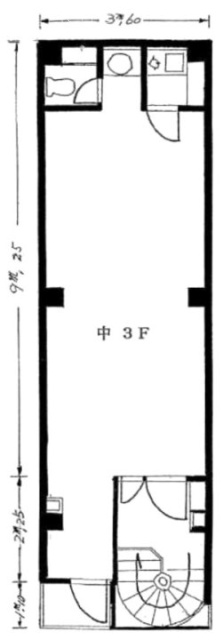 銀座大洋ビル中3F 間取り図