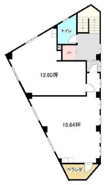 日の出ビル5F 間取り図