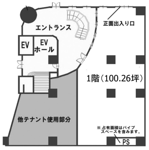 アトランタビル壱号館1F 間取り図