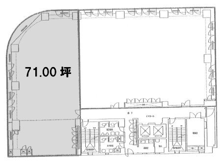 日通商事横浜ビル2F 間取り図