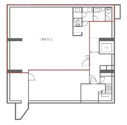 横山ビルB1F 間取り図