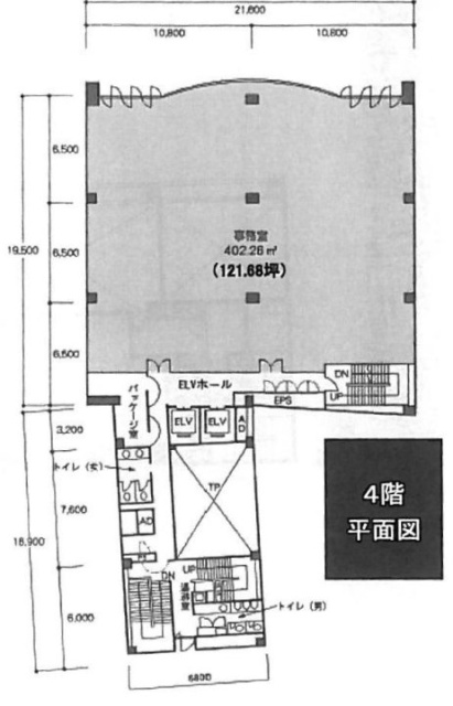 ティファニー銀座ビル4F 間取り図