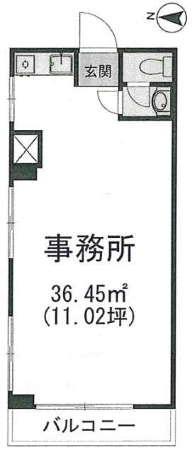 サンパークマンション千代田404 間取り図