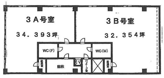 ナカバビルA 間取り図