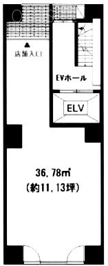 La Palace 日本橋水天宮1F 間取り図