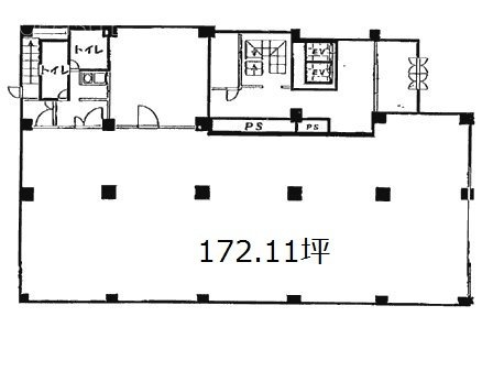 タカセビル本館B 間取り図