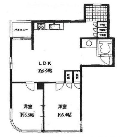 メゾン・ド・シャルー405 間取り図