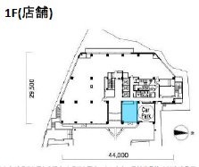 品川センタービル1F 間取り図