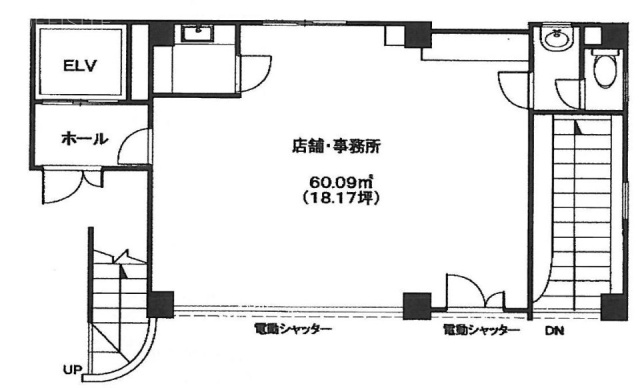 Kビル1F 間取り図